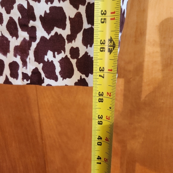 J. Crew Women's V-back Dress in giraffe Printed bi-Stretch Cotton, Size 0 - Picture 12 of 13